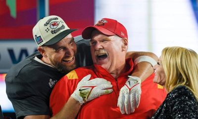 Chiefs Coach Andy Reid and Travis Kelce