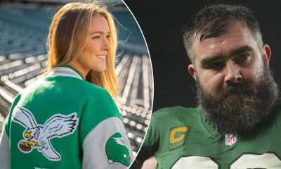 Jason Kelce and Kylie Kelce