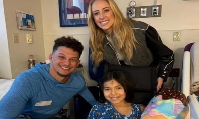 Patrick Mahomes and Wife visit Hospital of parade shooting victims