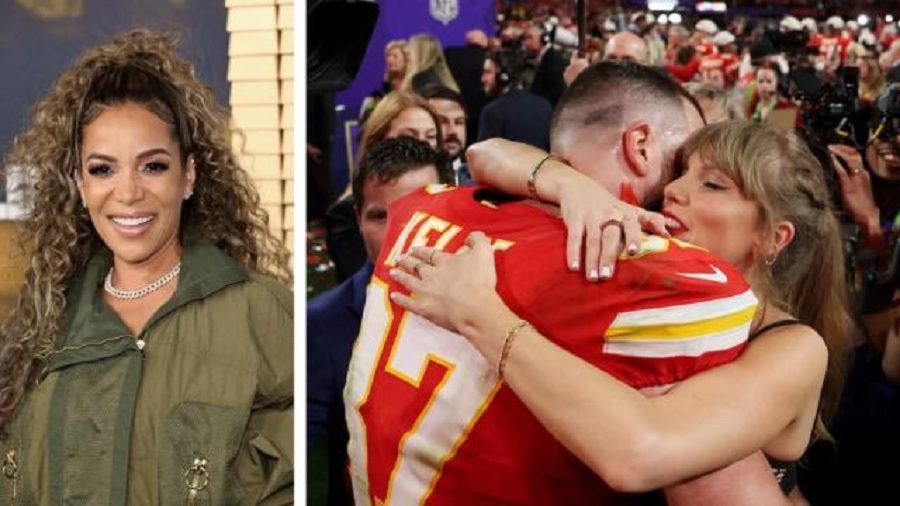 Sunny Hostin and Travis Kelce and Taylor Swift