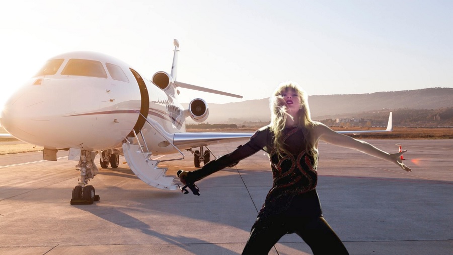 Taylor Swift and Her Jet