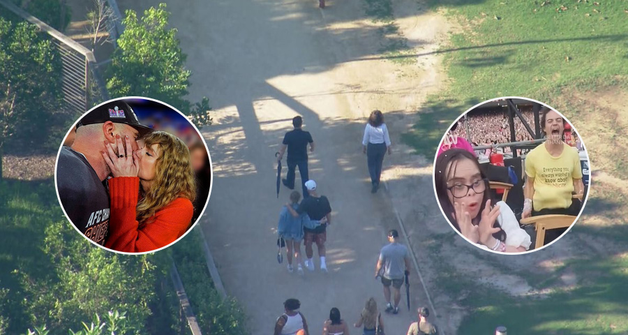 Travis Kelce and Taylor Swift on a date at Sydney Zoo