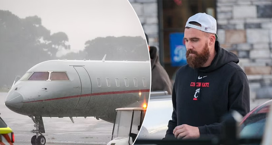 Travis Kelce and Taylor Swift's Jet