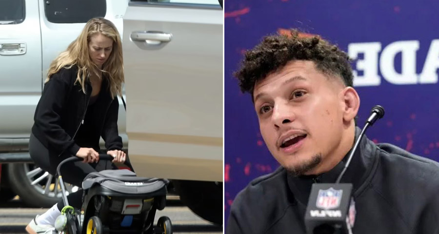 Brittany Mahomes broke her back from taking care of her kids