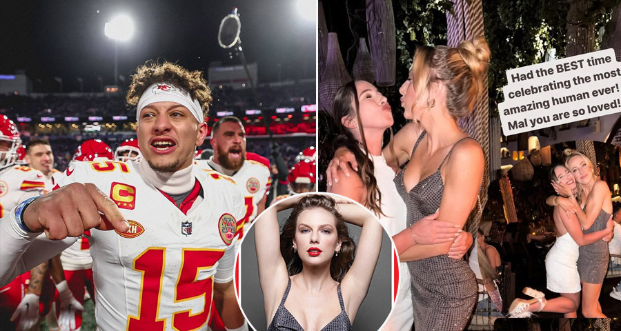 Brittany Mahomes sports the same dress as Taylor Swift