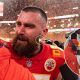 Travis Kelce almost Crying