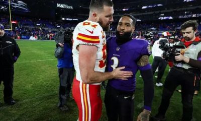 Travis Kelce and Beckham Jr.