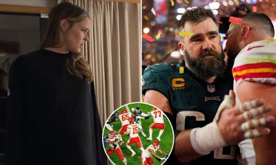 Travis Kelce and Jason Kelce and Kylie Kelce