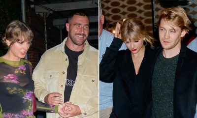 Travis Kelce and Joe Alwyn and Taylor Swift