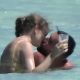 Travis Kelce and Taylor Swift Kissing at the beach