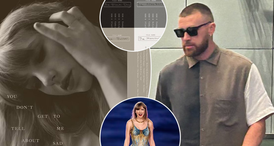 Travis Kelce wears the colour palette of Taylor Swift's new album The Tortured Poets Department