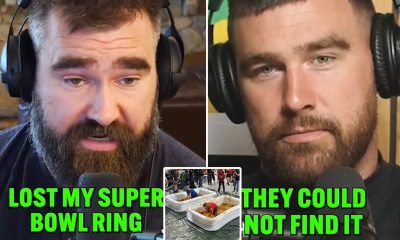 Jason Kelce LOST his Super Bowl ring at New Heights live and fears 'it is in a landfill site in Cincinnati