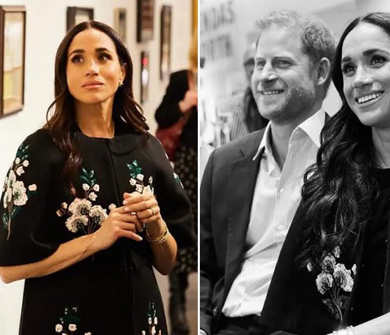 Meghan Markle made a spring style statement while hosting an art event with Prince Harry