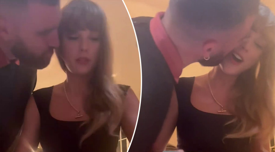 Taylor Swift Cooking for Travis Kelce and he kissed her