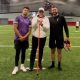 Travis Kelce is in Texas working out with his quarterback Patrick Mahomes again.