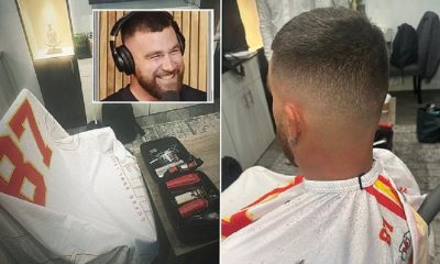 Travis Kelce new Haircut