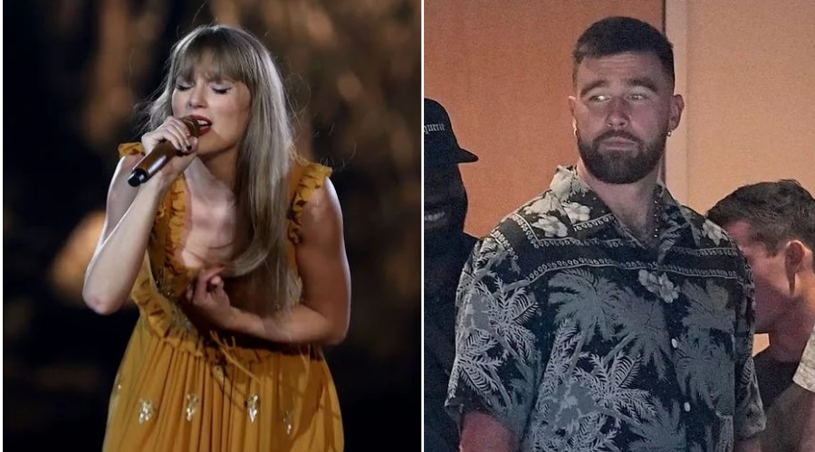 Taylor Swift and Travis Kelce