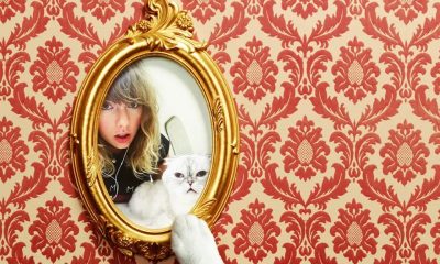 Taylor Swift and her Cat