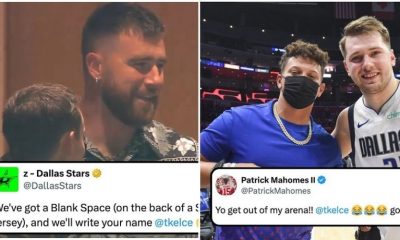 Travis Kelce and Patrick Mahomes