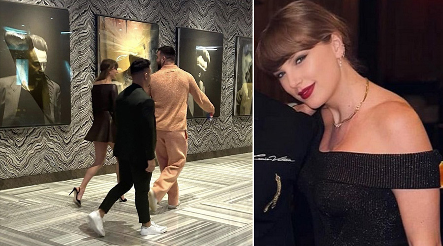 Travis Kelce and Taylor Swift on Las Vegas Trip