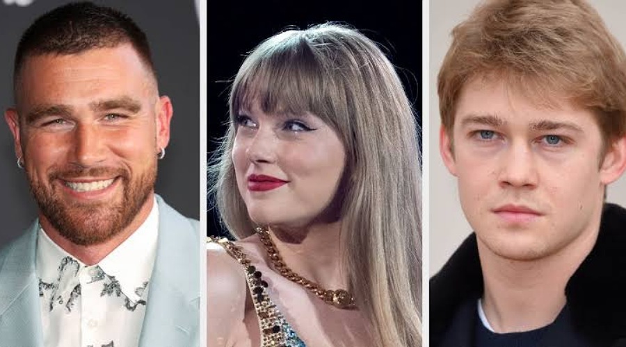 Travis Kelce and Taylor Swift and Joe Alwyn