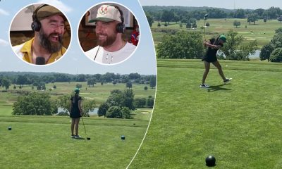 Kylie Kelce Playing Golf