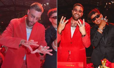 Moment Travis Kelce, Patrick Mahomes and the Kansas City Chiefs saw their Super Bowl LVIII rings for the FIRST time at glitzy celebration night
