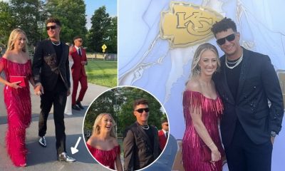 Patrick and Brittany Mahomes at the Chiefs Ring Ceremony