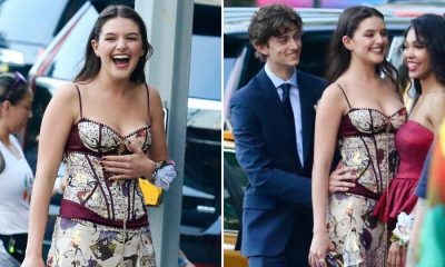 Suri Cruise's sweet prom moment sparks Joey Potter deja vu for Dawson's Creek fans… 21 years after mom Katie Holmes starred in hit show