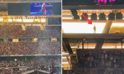 Taylor Swift Concert with Mysterious Figure
