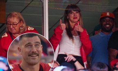 Taylor Swift and Travis Kelce at Chiefs vs Bears Game