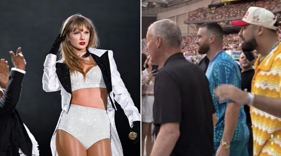 Taylor Swift and Travis Kelce at Eras Tour