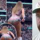 Travis Kelce's reaction to Taylor Swift Video