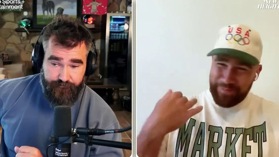 Travis and Jason Kelce on New Heights