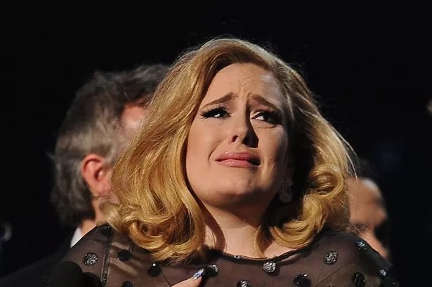 Adele Crying