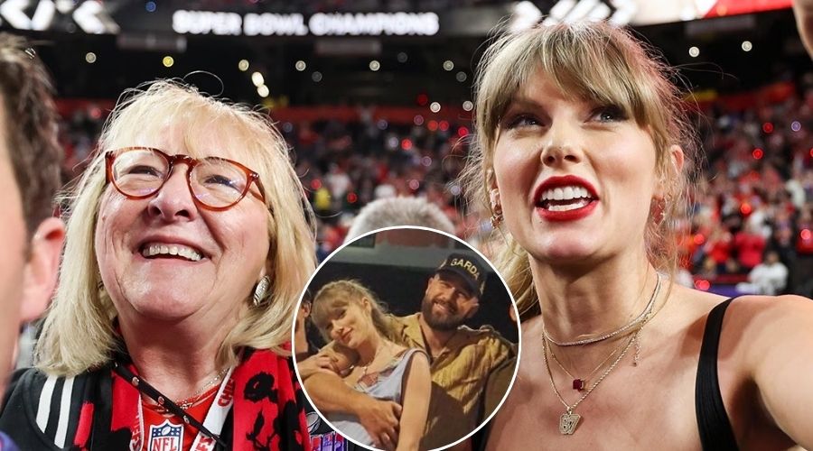 Taylor Swift and Donna Kelce