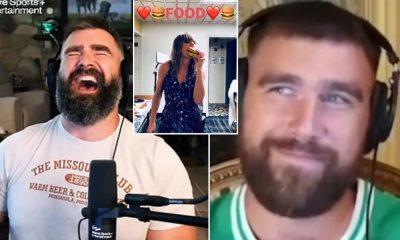 fans think Taylor Swift was in the room watching Travis Kelce record latest episode of New Heights