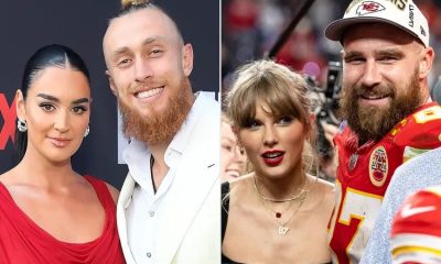 George and Clair Kittle and Travis Kelce and Taylor Swift