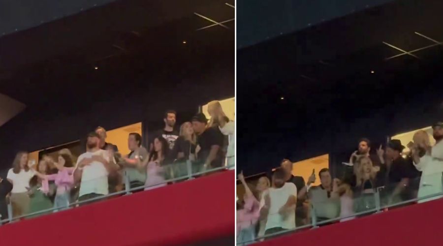 Patrick and Brittany Mahomes makes a SHOCKING SUPRISE Appearance and REUNITE with Travis Kelce in Amsterdam to watch Taylor Swift's Eras Tour for the first time - Watch the Moment the Mahomes Couple appeared, Fans went WILD!