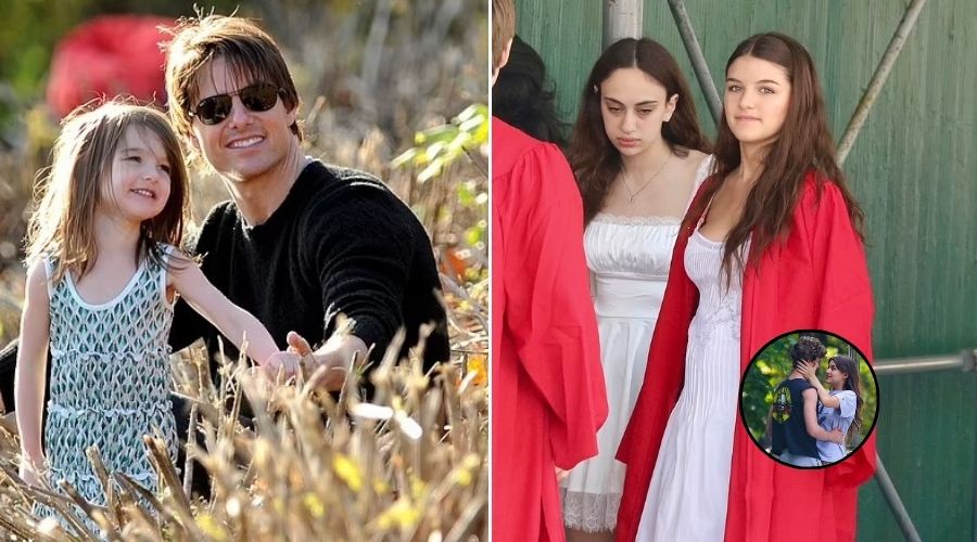 Suri Cruise and Tom Cruise