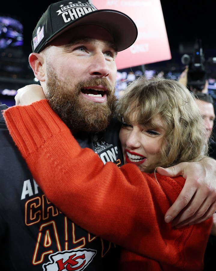 Taylor Swift and Travis Kelce