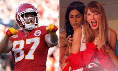 Taylor Swift and Travis Kelce at Chiefs Game
