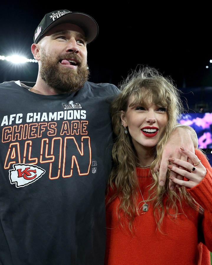 Taylor Swift and Travis Kelce