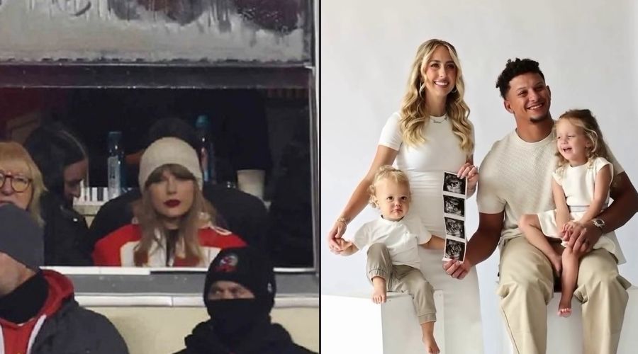 Taylor Swift and the Mahomes Family