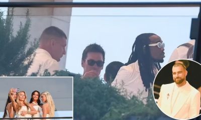 Tom Brady, Olivia Dunne, Jake Paul and Rob Gronkowski and other celebrities at Michael Rubin's exclusive July 4 White Party on Thursday night