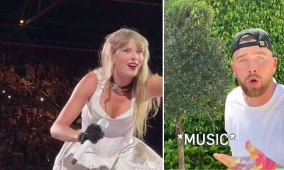 Travis Kelce Copies Taylor Swift's 'Eras Tour' Choreography In Viral Side-By-Side Video