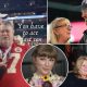 Travis Kelce and Taylor Swift with their Parents