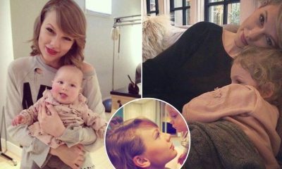 Taylor Swift with kids