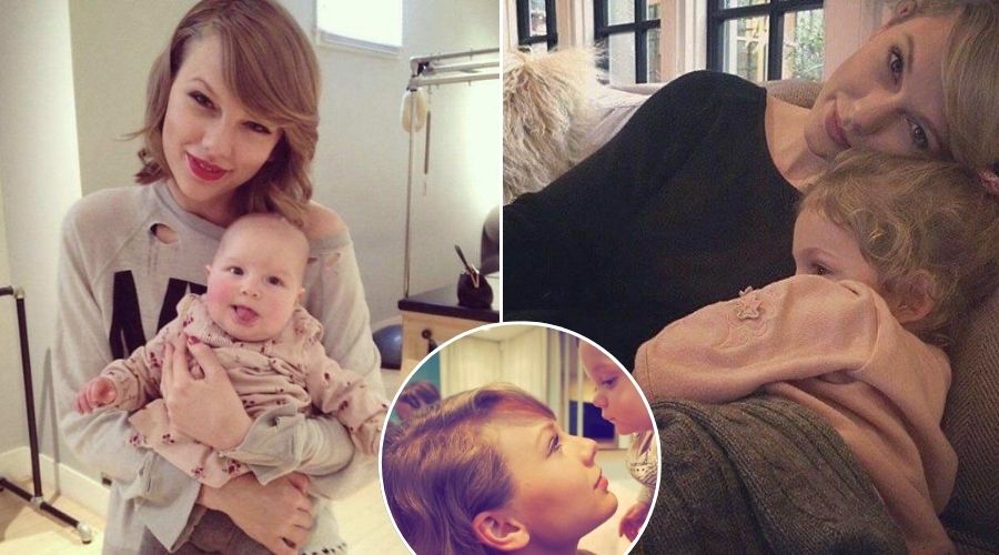 Taylor Swift with kids