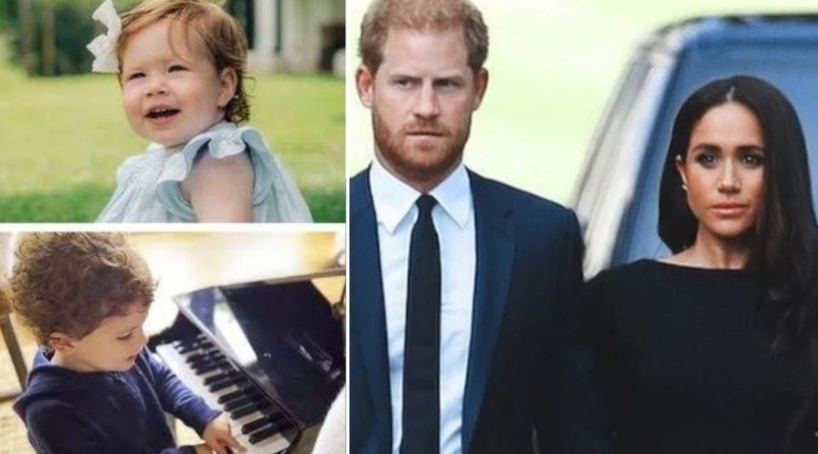 Lilibet and Archie and Prince Harry and Meghan Markle